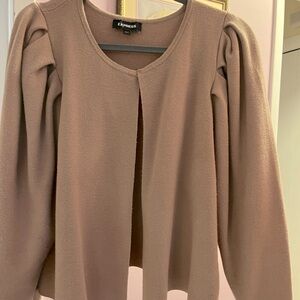 Tan sweater Express Size L Long Sleeve